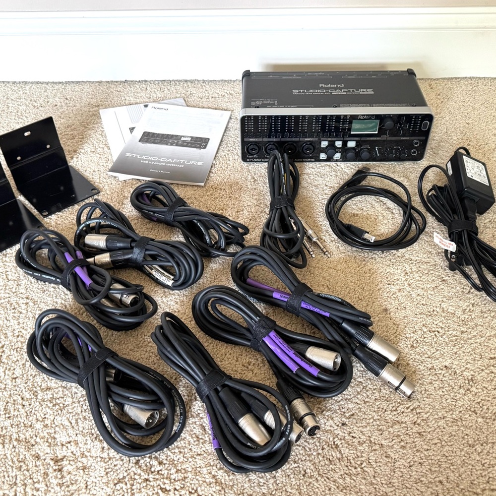 Roland Studio-Capture UA-1610 USB Audio Interface set